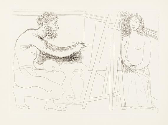 Pablo Picasso - Pablo Picasso - Honore de Balzac. Le chef-d'oeuvre inconnu.