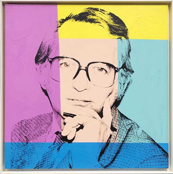 Andy Warhol - Porträt von Karl Ludwig Schweisfurth - Image du cadre