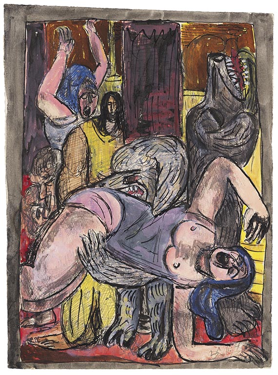 Max Beckmann - Die Hunde werden größer