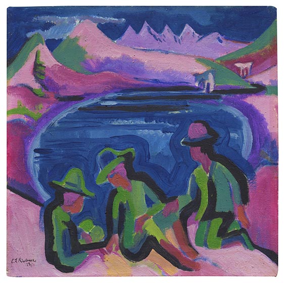 Ernst Ludwig Kirchner - Am Bergsee