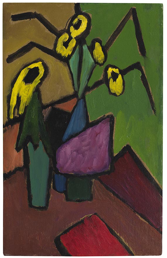 Gabriele Münter - Stilleben mit Sonnenblumen