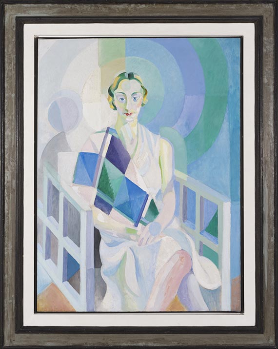 Robert Delaunay - Portrait de Madame Heim (Étude) - Image du cadre