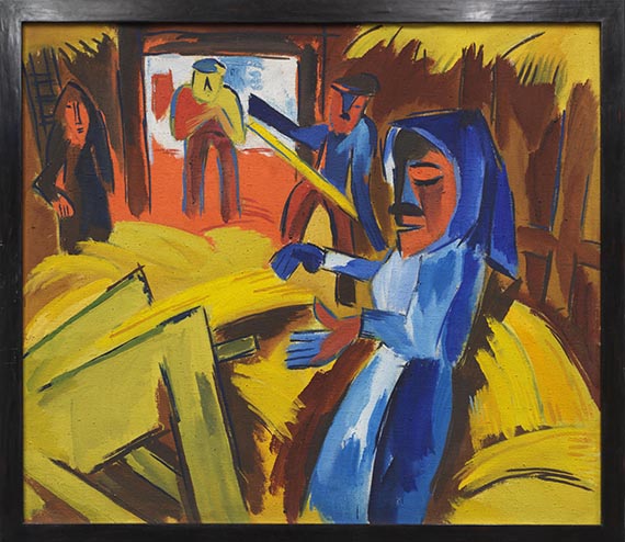 Karl Schmidt-Rottluff - Scheune (Jershöft) - Image du cadre